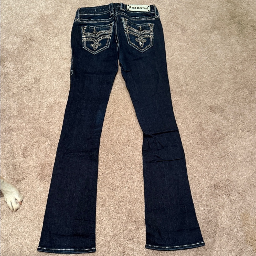 Rock Revival Dark Blue Flare Jeans